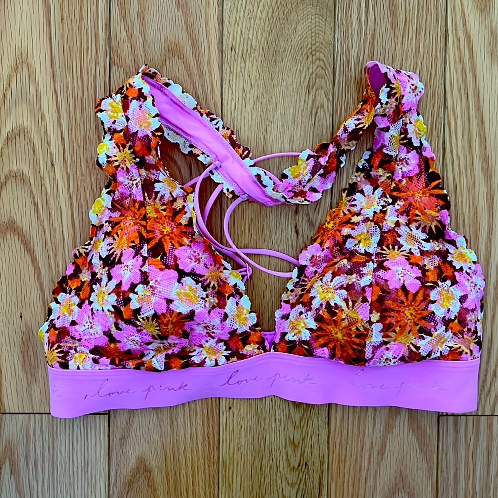 Victoria’s Secret pink bralette size medium B80